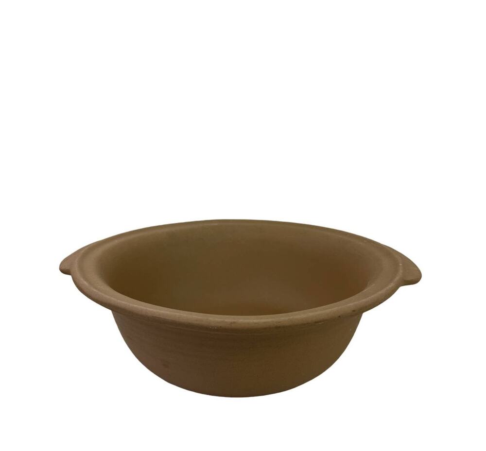 THE PAMPERED CHEF Family Heritage Collection Stoneware Bread Roaster Deep Bowl